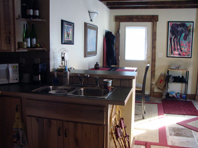 Dining room as seen from the kitchen